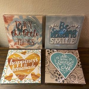 Home decor wall art bundle